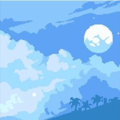 Pin by Pecatsus Chan on Woja! in 2025 | Aesthetic desktop wallpaper, Pixel art landscape, Pixel art background