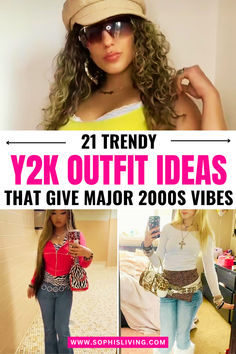 21 ideas of Y2K 2000s outfit ideas for women featuring fur boots, animal print fashion, newsboy cap fashion, vintage chain belt, bootcut low-waist denim pants, and more!