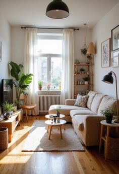 19 Space-Saving Decor Hacks for Small Apartments (You’ll Love #8!) - Crafted by Grain… in 2025 | Small living rooms, Small apartment living room, Small apartment decorating