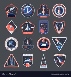 Royalty-Free Vector Images by reportman (over 6,000) | Space patch, Graphic design logo, Design studio logo