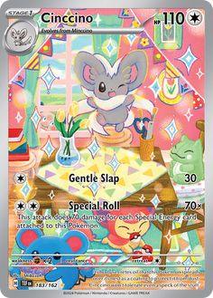 Cinccino · Temporal Forces (TEF) #183 ‹ PkmnCards in 2025 | Pokemon cards, Pokemon tcg cards, Cool pokemon cards
