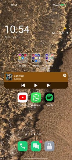 an image of a phone screen with different icons on the bottom right hand corner and left hand side
