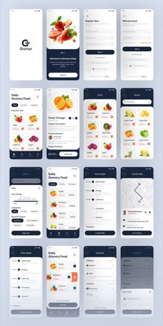 Grocery Shop Mobile App UI Kit - Figma Resources