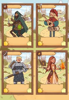 Card game - Kate Eliz | Game card design, Game character design, Game concept art