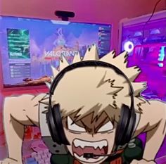 Bakugo Gaming Icon in 2025 | Lustig anime bilder, Anime lustig, Anime figuren