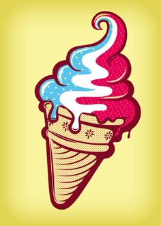 ice cream | Graphic design collection, Illustration art, Vector art