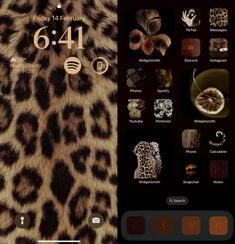 an image of a cell phone screen with different things on it