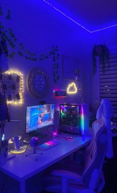 Cozy Aesthetic Gaming Setup