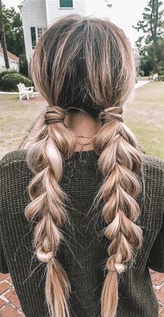 pull through braids, pull through braid, braid hairstyle, summer hairstyles Pretty Ponytails, Boho Bridal Hair, Instagram Hairstyles, Tan Skin Blonde Hair, Big Hair Dont Care, Pull Through Braid, Cute Braided Hairstyles, Low Maintenance Hair, Creative Hairstyles