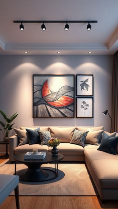 20 Bright Ideas for Layered Lighting in Your Living Room in 2025 | Ceiling design living room, Apartment living room design, Interior design your home
