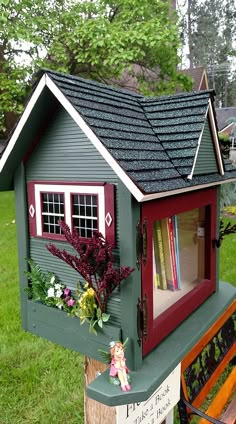 Custom Libraries | little-library | Little free library plans, Tiny library, Library plan