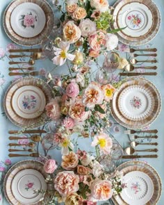 Modern Day Marie Antoinette Table Setting