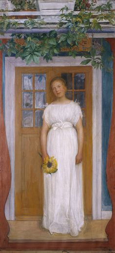 Sjutton år, Age of Seventeen by Carl Larsson, 1902 i 2025 | Carl larsson, Konstnärer, Illustration