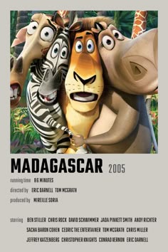 Madagascar nel 2025 | Film da guardare, Poster di film, Film