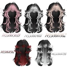 Cool hair codes♡ in 2025 | Cute hairstyles, Hair styles, How to draw hair