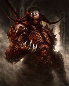 Tzimisce Antediluvian | Fantasia de demônio, Arte de demônio, Monstros