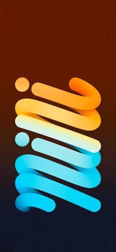 an abstract background with circles and lines in shades of blue, orange, yellow and white