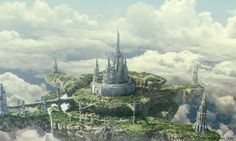 Fantasy Castle in the Clouds