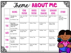 Tot School: About Me - Mrs. Plemons' Kindergarten in 2025 | Daycare lesson plans, School lesson plans, Lesson plans for toddlers