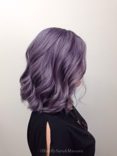 Hair Color Pastel Purple, Gray Purple Hair, Soft Purple Hair, Grayish Purple Hair, Grey Purple Hair, Lavender Toned Hair, Greyish Purple Hair, Muted Lavender Hair, Hair Purple Color