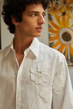 MYTHERESA MEN: Pre-Fall 2021 Valentino | Embroidery fashion, New fashion shirts, Embroidery shirt men