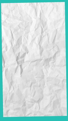 a piece of white paper on a blue background