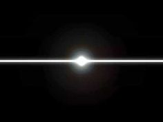 the light is shining brightly in the dark
