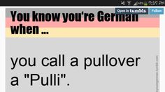 an ad with the words you know you're german when you call a pulir