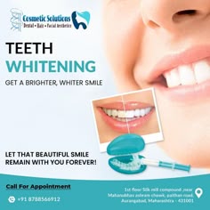 Teeth Ads Creative, Dental Creative Ads Design, Teeth Whitening Promotion Graphic, Dental Clinic Ads, Teeth Whitening Memes, Dental Advertising, Dental Images, Dental Social Media, Dental Posts
