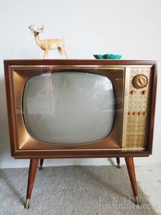 Vintage Black and White TV Sets from the 50's/60's