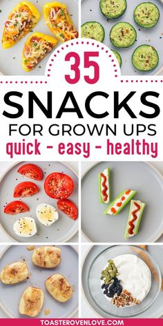 Pin by CharlotteMia on Snack Break | Quick healthy snacks, Easy snacks, Healthy snacks easy