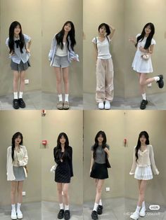 Douyin Outfits Aesthetic Summer, Xiaohongshu Outfits Summer, Douyin Beach Outfit, Korean Outfit Ideas, Cute Korean Outfits, Korean Summer Outfits, Outfit Korean Style, Simple Style Outfits, Trendy Summer Outfits