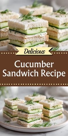 Healthy Cucumber Sandwich Recipe in 15 Mins! | Recipe in 2025 | Tea sandwiches recipes, Cucumber sandwiches recipes, Cucumber tea sandwiches recipes