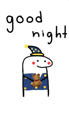 ♪‰ゞ▽꒰✿florkofcows✿꒱•ᴥ•♪ | Good night funny, Good night baby, Goodnight cute