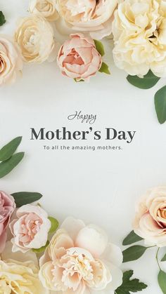 Spring aesthetic Instagram story template, happy mother's day greeting vector | free ima… | Happy mother's day greetings, Happy mothers day images, Mother's day diy