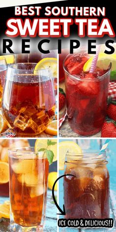 the best southern sweet tea recipes