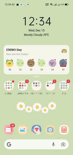 an iphone screen showing the emo days and what to do with them on it
