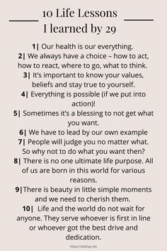 Discover 10 Life-Changing Lessons for Personal Growth