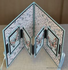 Pin by Nastro di Raso on inviti in 2025 | Fancy fold card tutorials, Fancy fold cards, Folded cards