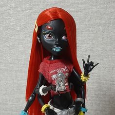 Wydowna Spider Mobster high restyle | Кастомизированные куклы monster high, Кукла monster high, Модные куклы