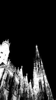 black and white cathedral phone wallpaper in 2025 | Gothic wallpaper, Phone wallpaper, Wallpaper