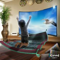 Samsung Curved UHD TV Ultra HD 4K Television | Tv advertising, Ads creative, Social media design inspiration