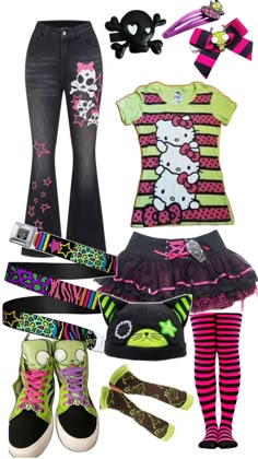 Pin by Sam Eye on Dream clothes and hair!! in 2025 | Scene outfits, Scene fashion, Scene outfit