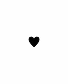 a black heart on a white background