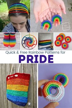 Quick & Free PRIDE Crochet Patterns in 2025 | Crochet patterns, Crochet, Rainbow crochet
