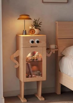 Diy Animal-themed Furniture, Wooden Furniture With Animal Design, Modern Wooden Pet Furniture, Wooden Pet Bed Design, Wooden Night Lamp Design, Easy Room Decor, Interior Design Your Home, House Furniture Design, Cute Bedroom Decor