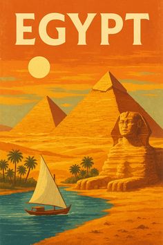 Pin by Beth Stone on Ballet Artwork and Props Inspiration in 2025 | Egypt poster, Egypt poster design, Egyptian poster
