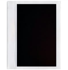 Empty White Frame with Black Paper