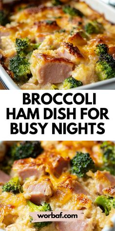 broccoli ham dish for busy nights