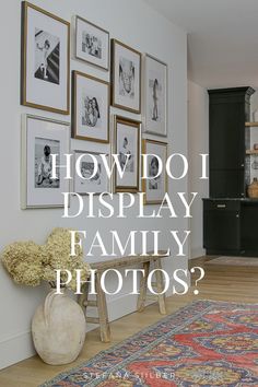 Stefana Silber's family photo  gallery wall